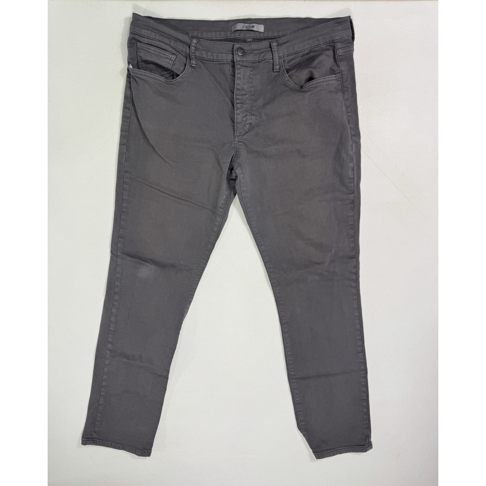 Joe's Jeans Men's 38x31 Grey Castlerock French Terry Pants Slim Fit Stretch City